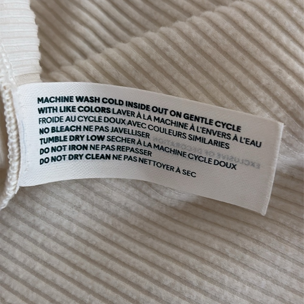 NWOT Tommy John 3 pc-Cream Sweatshirt(S) Black/White pants(S) Green pants(M) - Picture 11 of 12